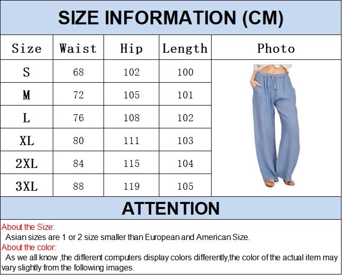Solid Cotton High-Waisted Pants — Image 4