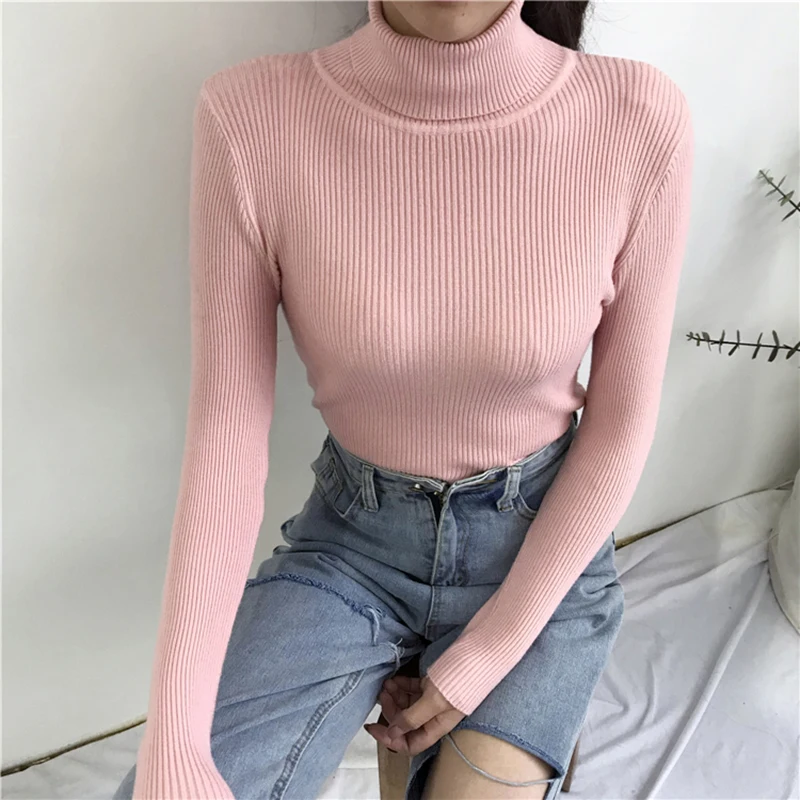 بلوفر كوري شتوي برقبة عالية — صورة 41