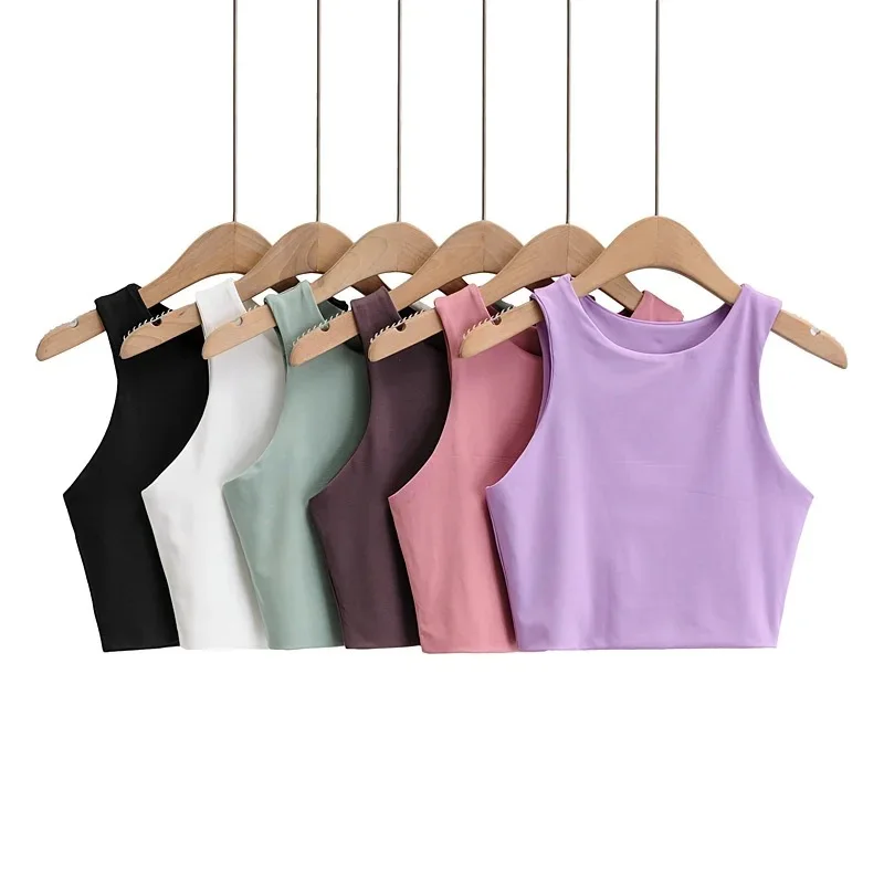 Sleeveless Summer Crop Top — Image 9