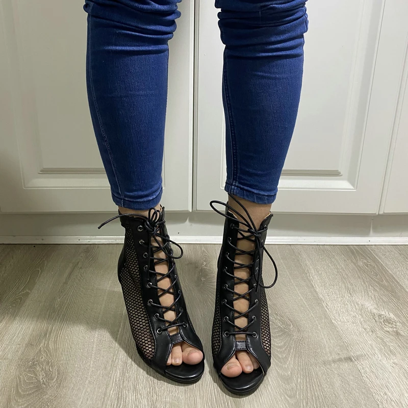 Mesh Summer High Heels — Image 13