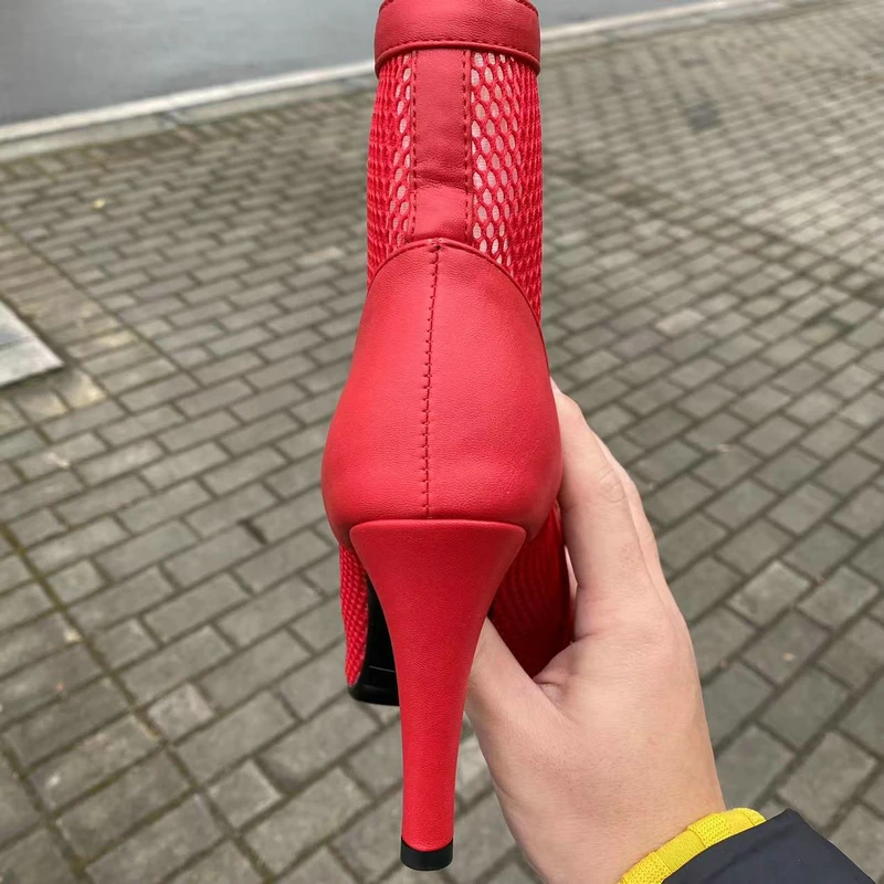 Mesh Summer High Heels — Image 40