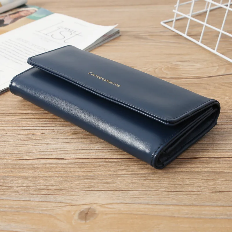 Casual Leather Long Wallet — Image 21
