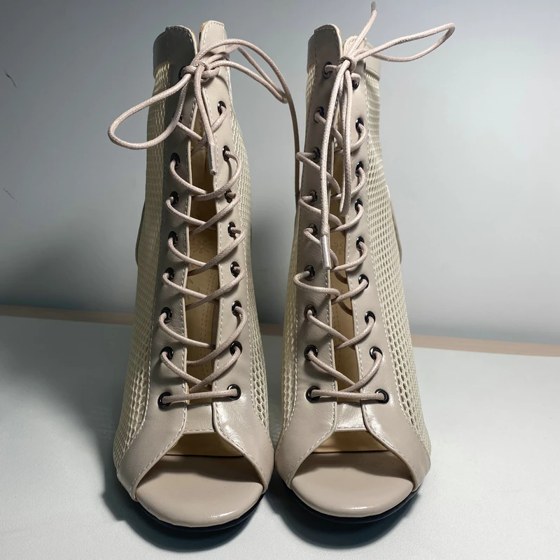 Mesh Summer High Heels — Image 32