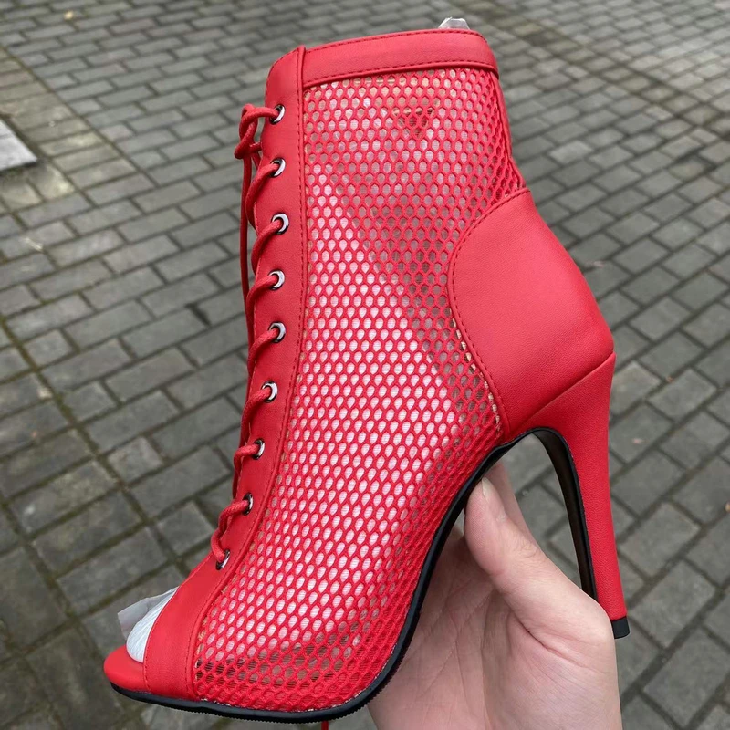 Mesh Summer High Heels — Image 38