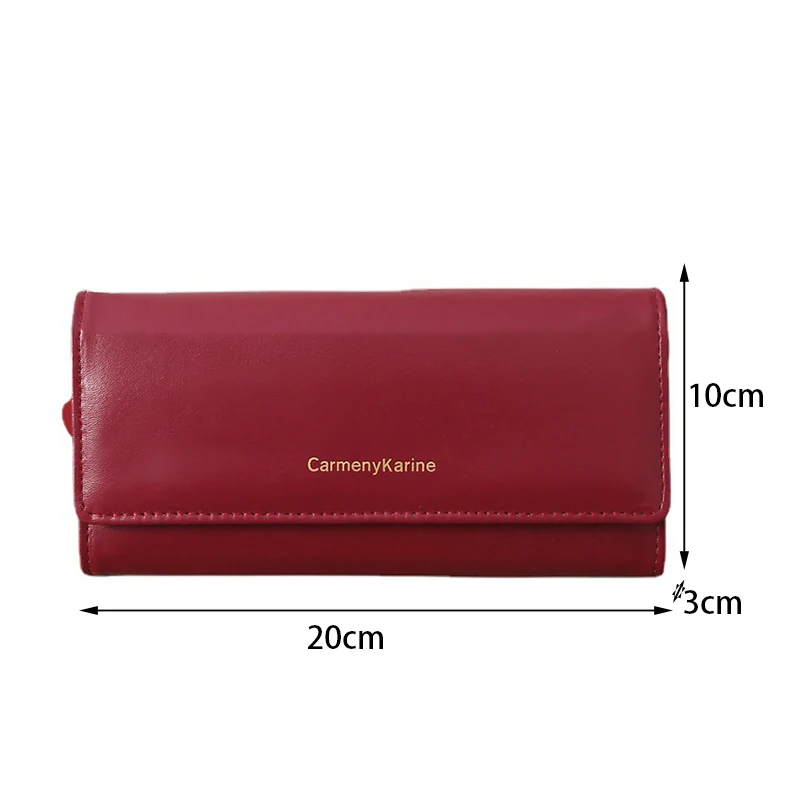 Casual Leather Long Wallet — Image 29