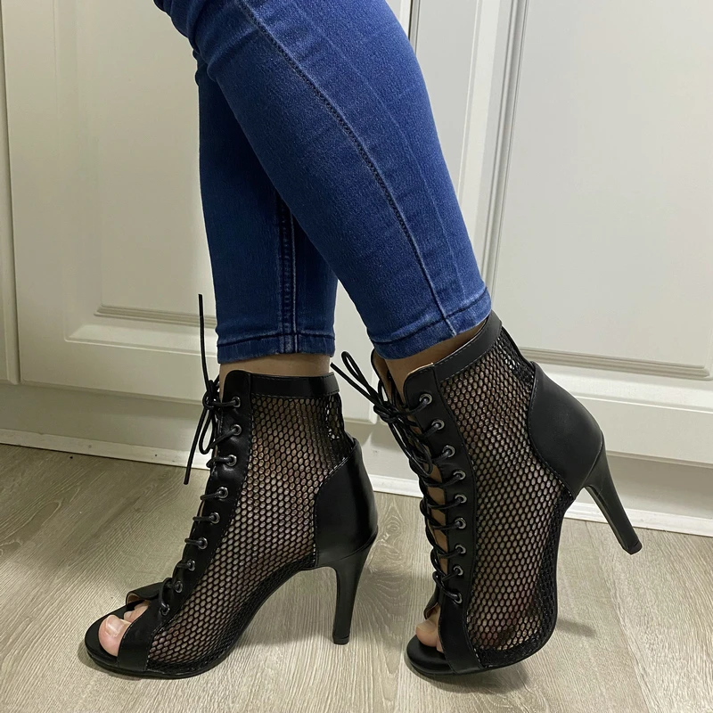 Mesh Summer High Heels — Image 16