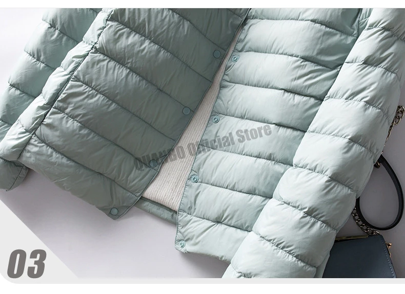V-Neck Down Jacket — Image 12