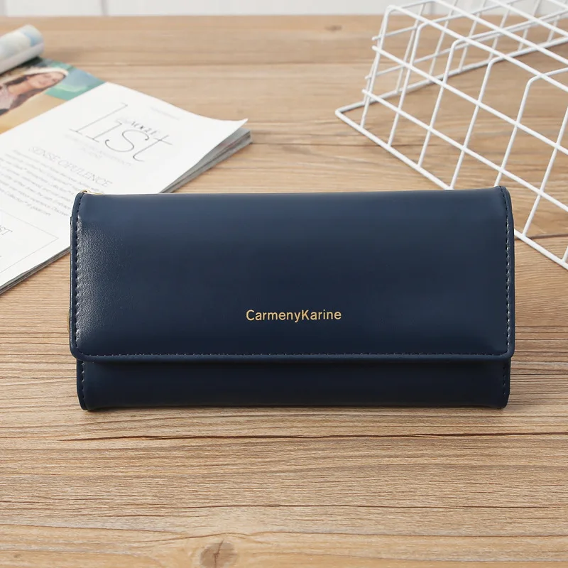 Casual Leather Long Wallet — Image 19