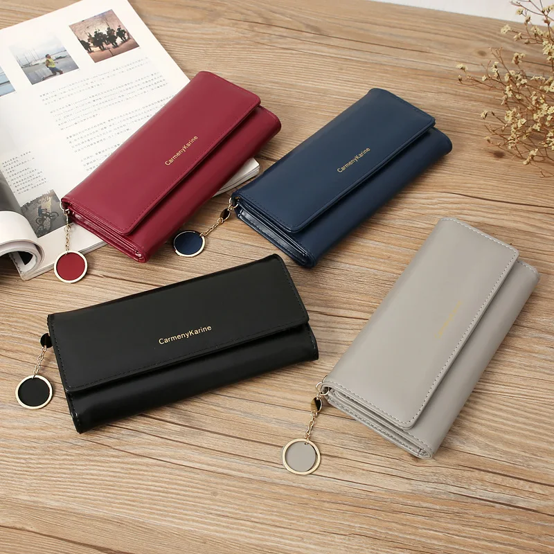 Casual Leather Long Wallet — Image 17