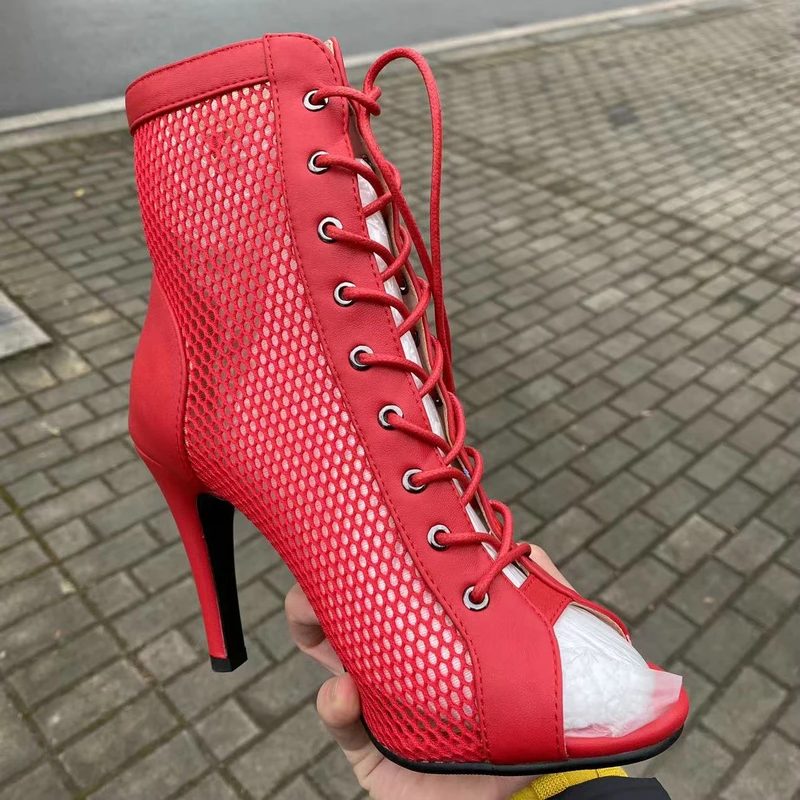 Mesh Summer High Heels — Image 39