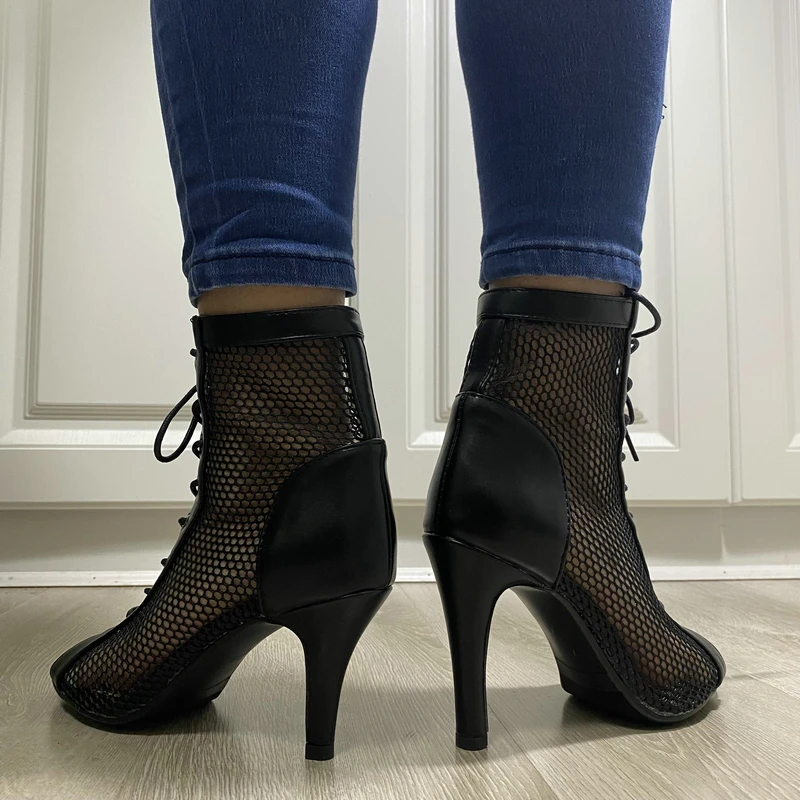 Mesh Summer High Heels — Image 18