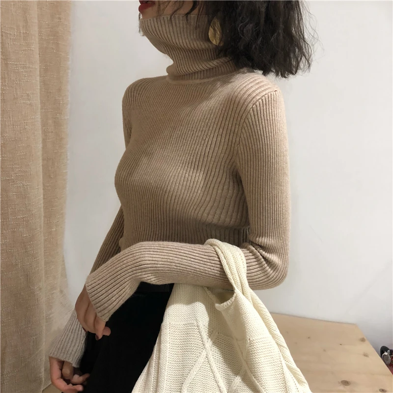 بلوفر كوري شتوي برقبة عالية — صورة 16