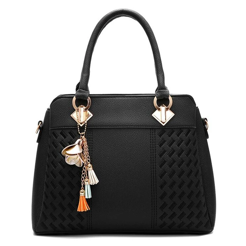 Crossbody Bag with Tassels — Image 15