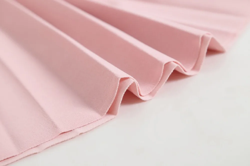 Solid High-Waisted Pleated Skirt — Image 20