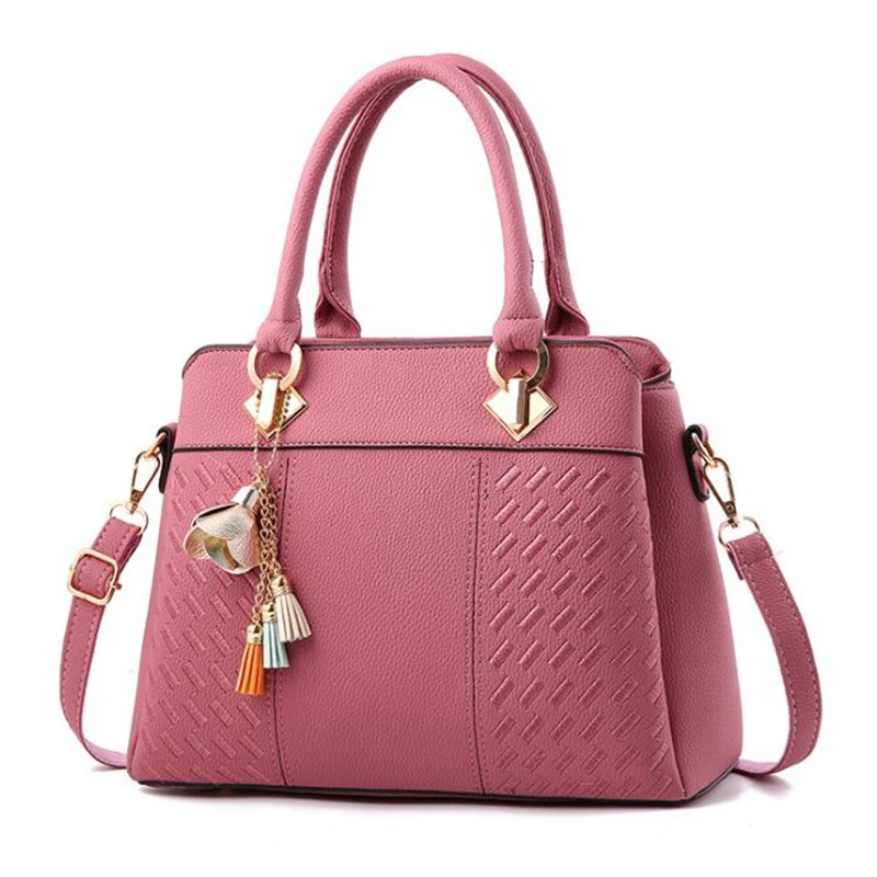 Crossbody Bag with Tassels — Image 9