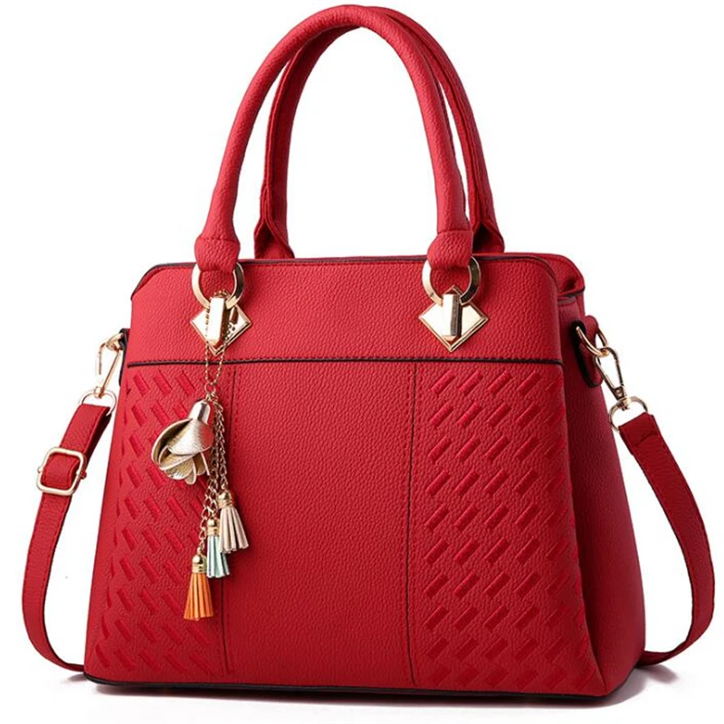 Crossbody Bag with Tassels — Image 14