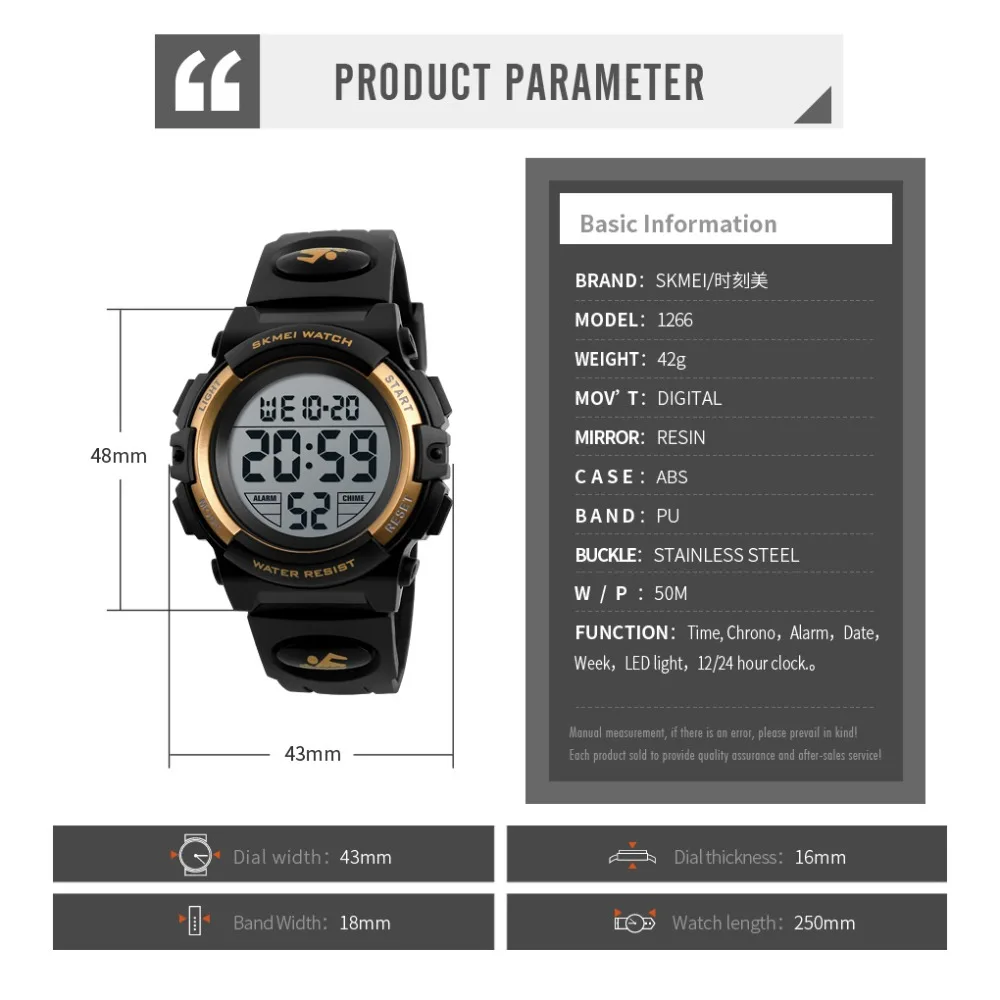 ساعة مقاومة للماء للفتيات — صورة 11