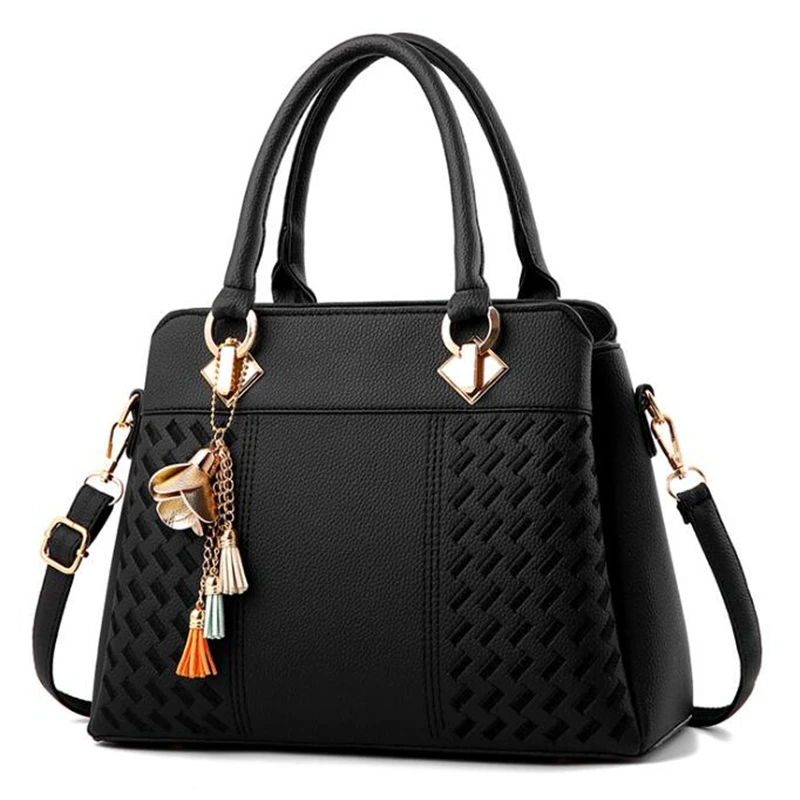 Crossbody Bag with Tassels — Image 10