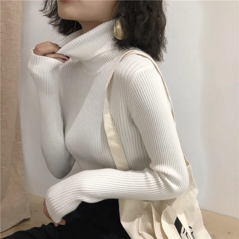 بلوفر كوري شتوي برقبة عالية — صورة 19