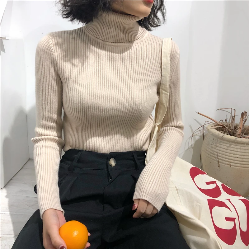 بلوفر كوري شتوي برقبة عالية — صورة 25