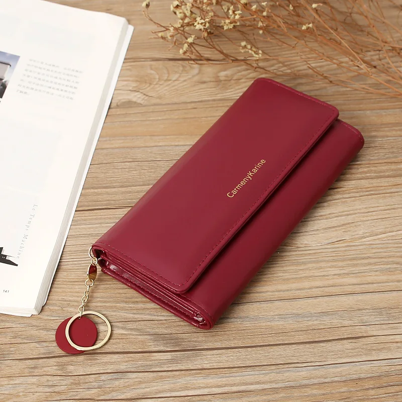 Casual Leather Long Wallet — Image 11