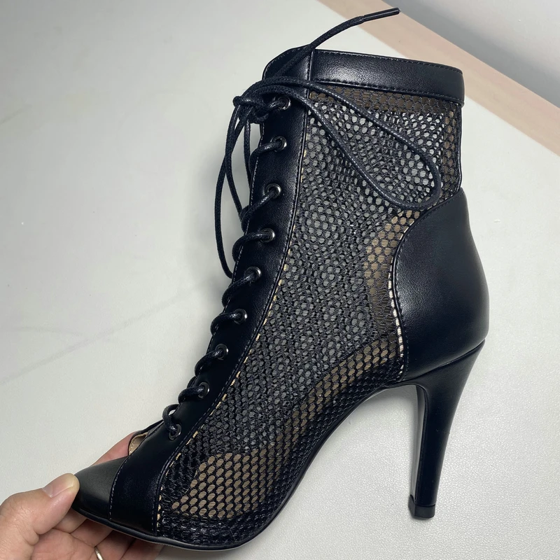 Mesh Summer High Heels — Image 11