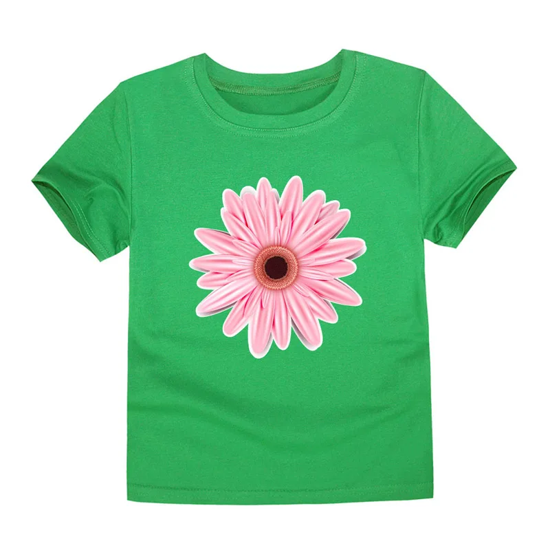 Girls' Floral Cotton Summer Shirt — Image 11