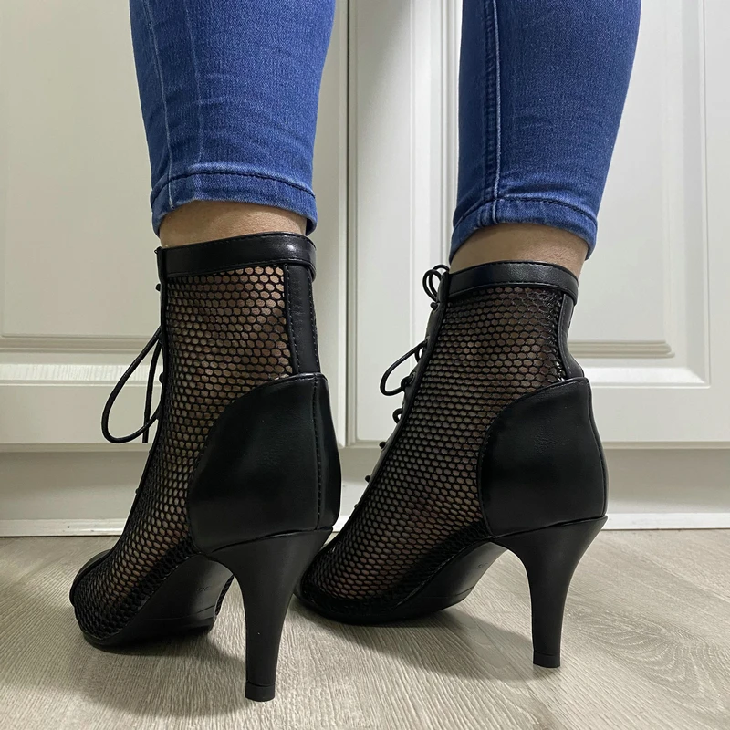 Mesh Summer High Heels — Image 14