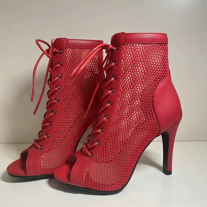 Mesh Summer High Heels — Image 41