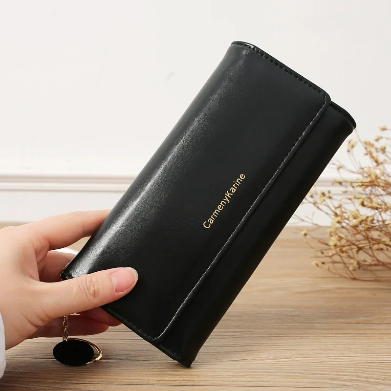 Casual Leather Long Wallet — Image 4
