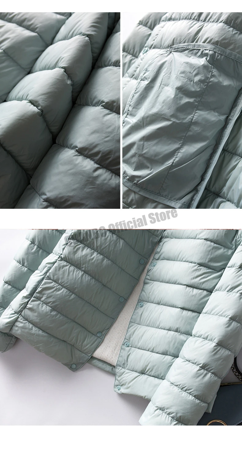 V-Neck Down Jacket — Image 15