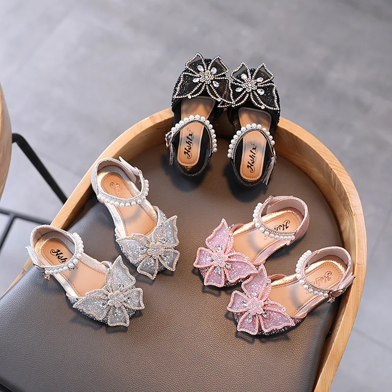 Girls' Rhinestone Summer Sandals — Image 5