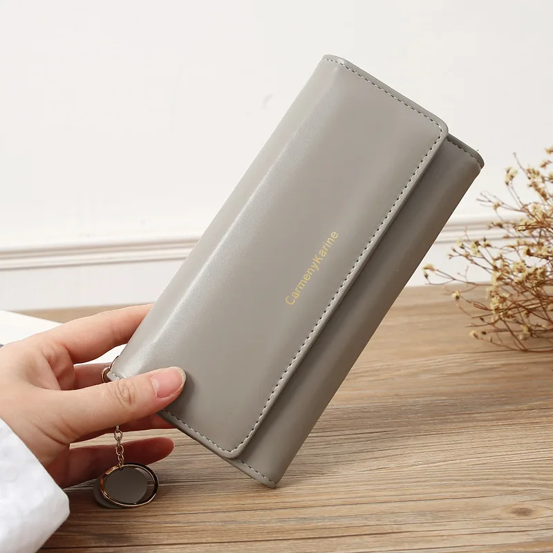 Casual Leather Long Wallet — Image 7