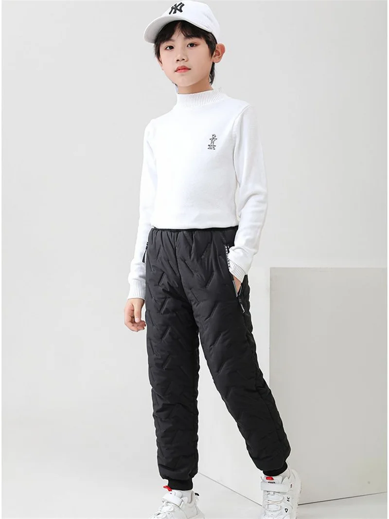Kids' Thick Warm Velvet Pants — Image 7
