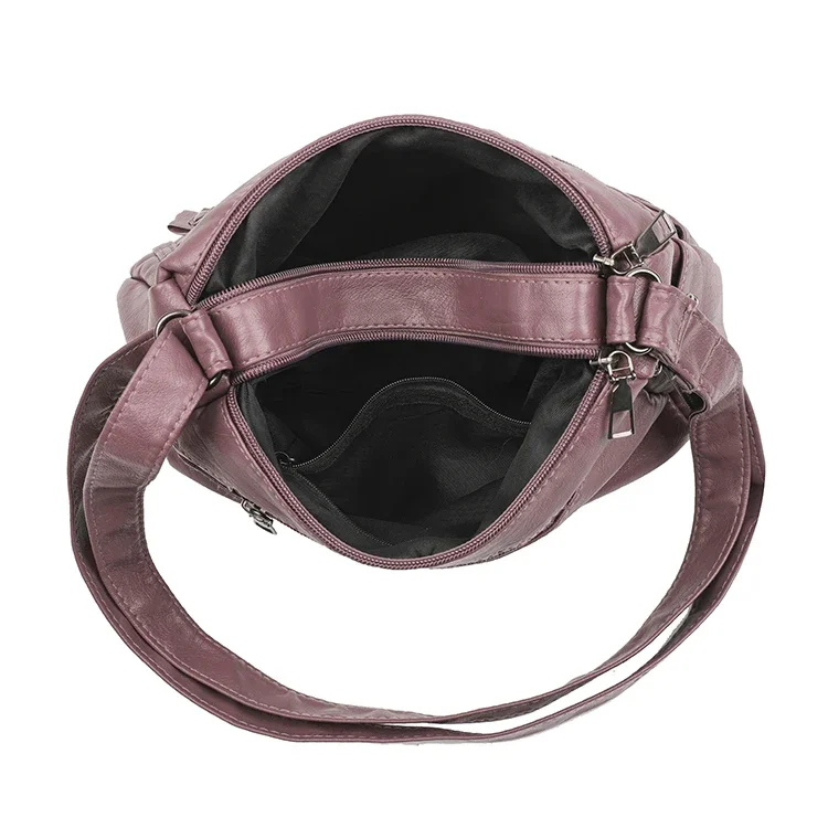 Adjustable Leather Crossbody Bag — Image 5