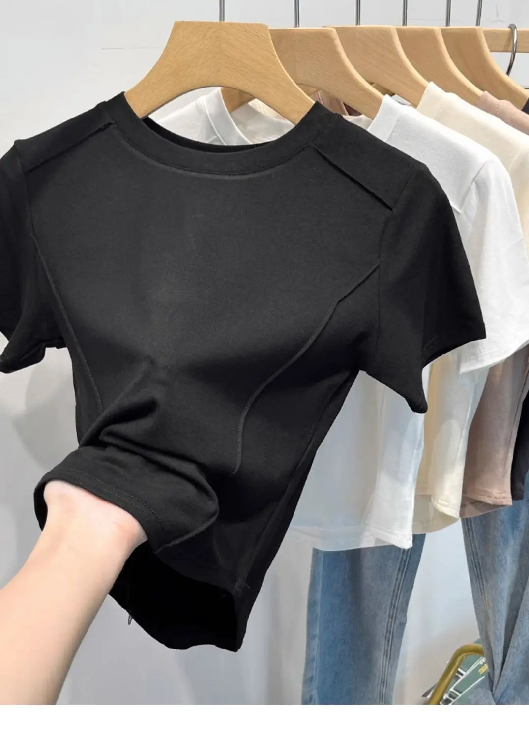 Cotton Short T-Shirt — Image 12