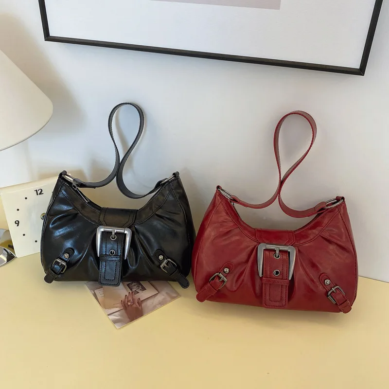 Retro Large-Capacity Pleated Bag — Image 36