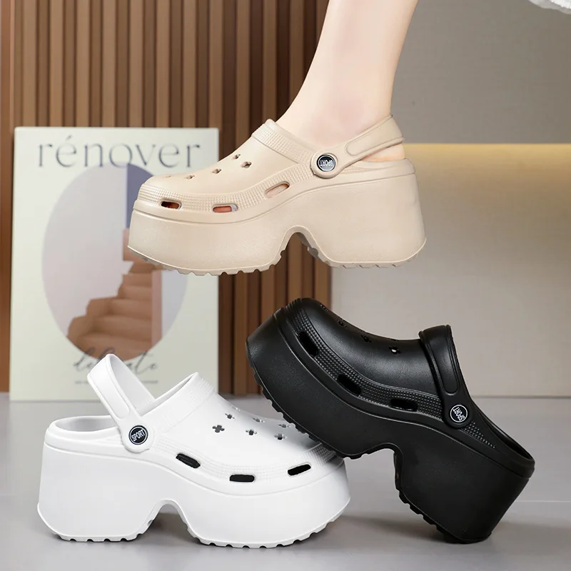 Thick High-Heel Summer Slippers — Image 7