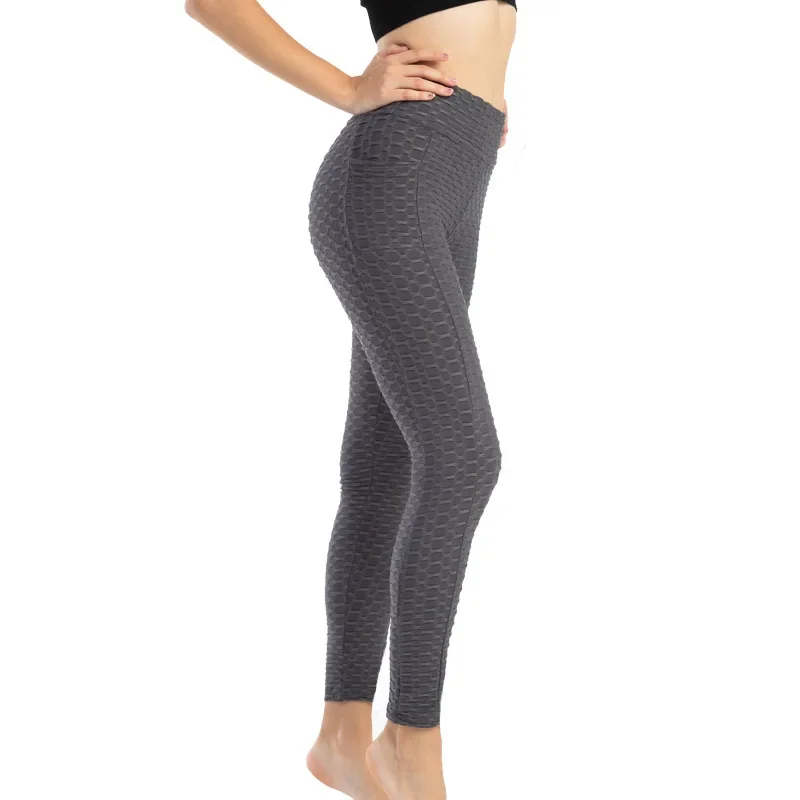 Stretchy Gym Leggings with Pocket — Image 12