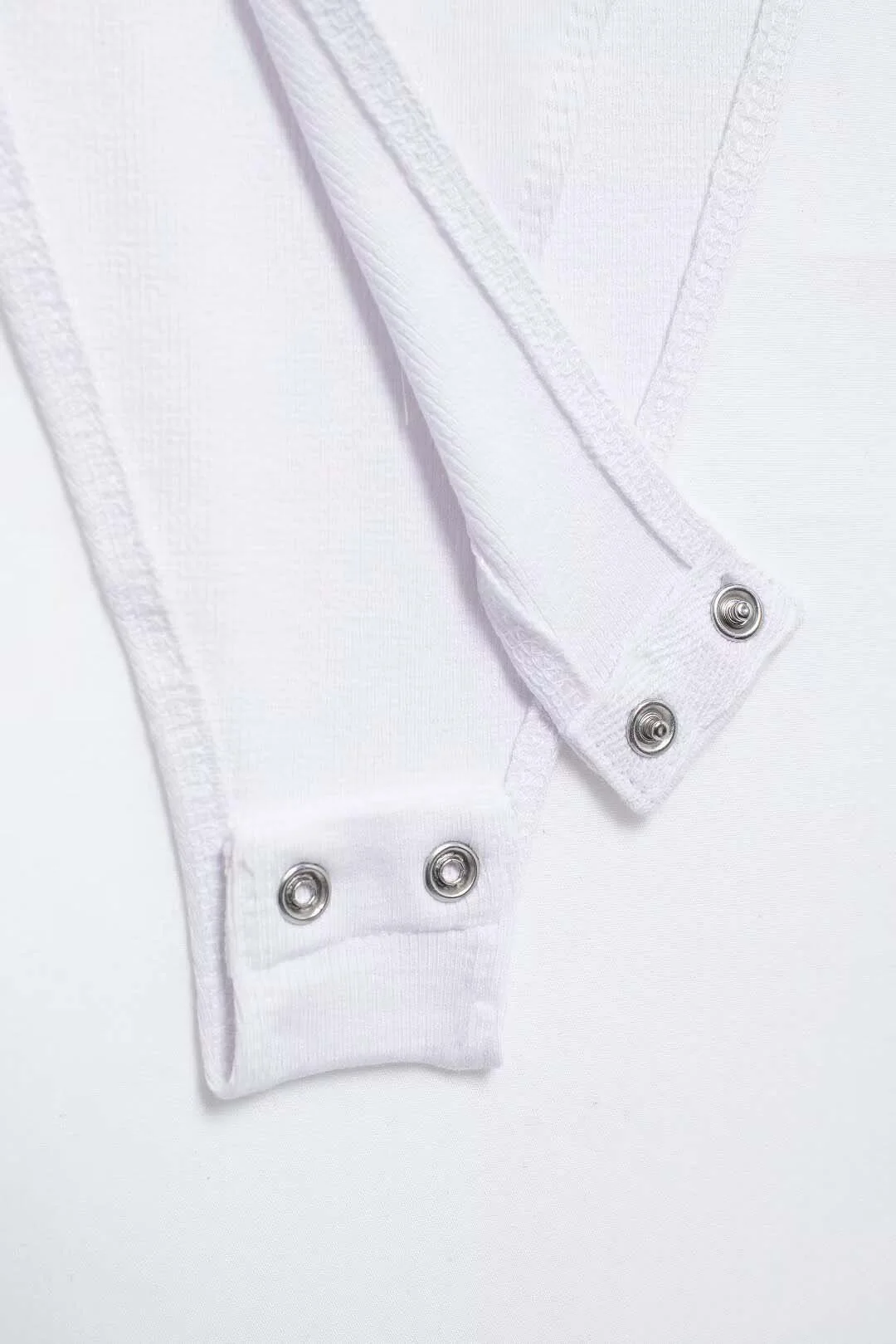 Slim-Fit Ribbed Bodysuit with Buttons — Image 39
