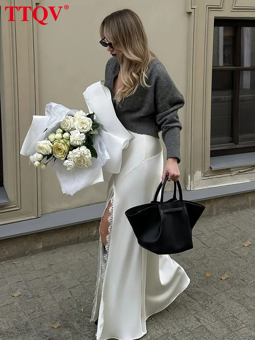Loose Satin Skirt — Image 6