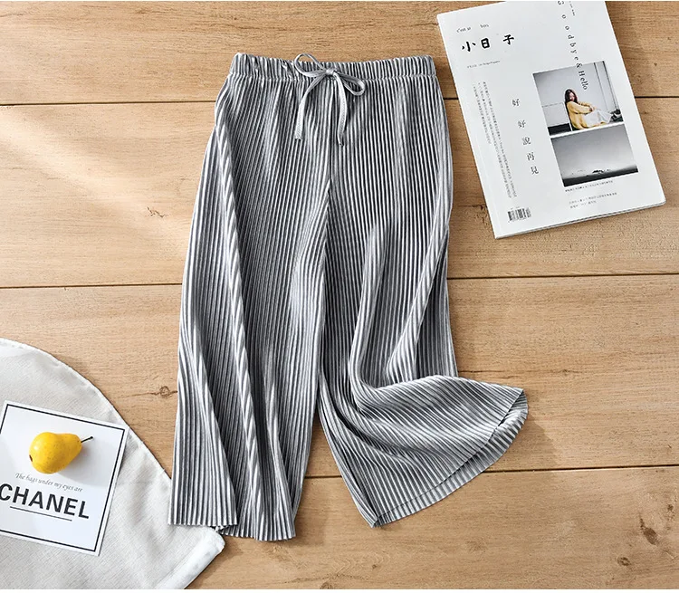 Kids' Pleated Summer Wide-Leg Pants — Image 10