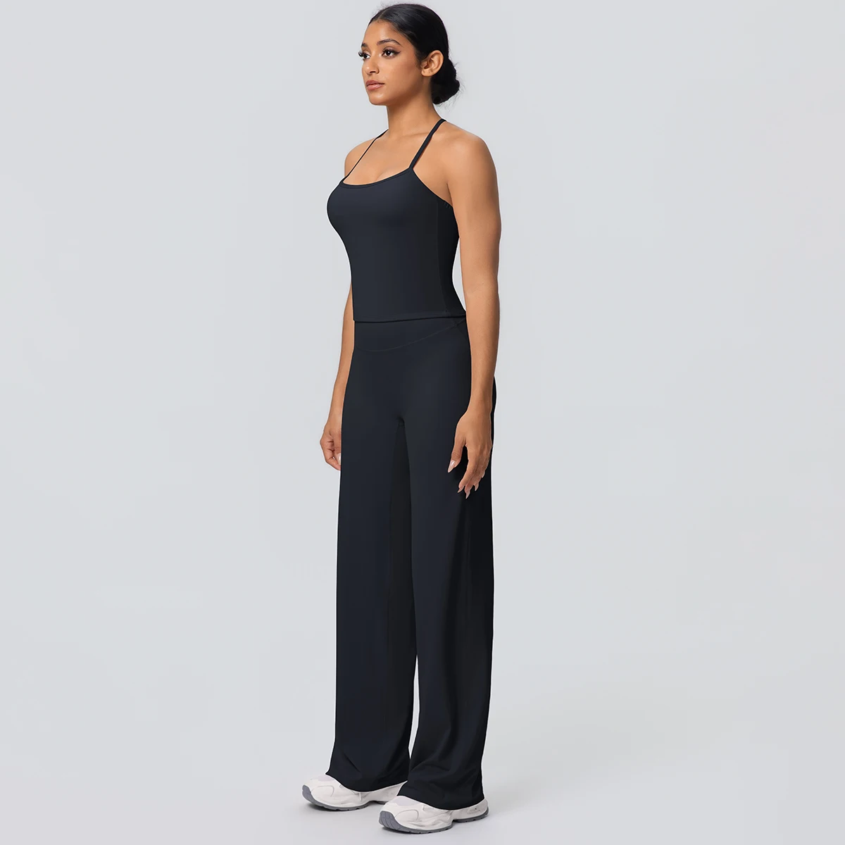 2-Piece Solid Yoga Sports Set — Image 11