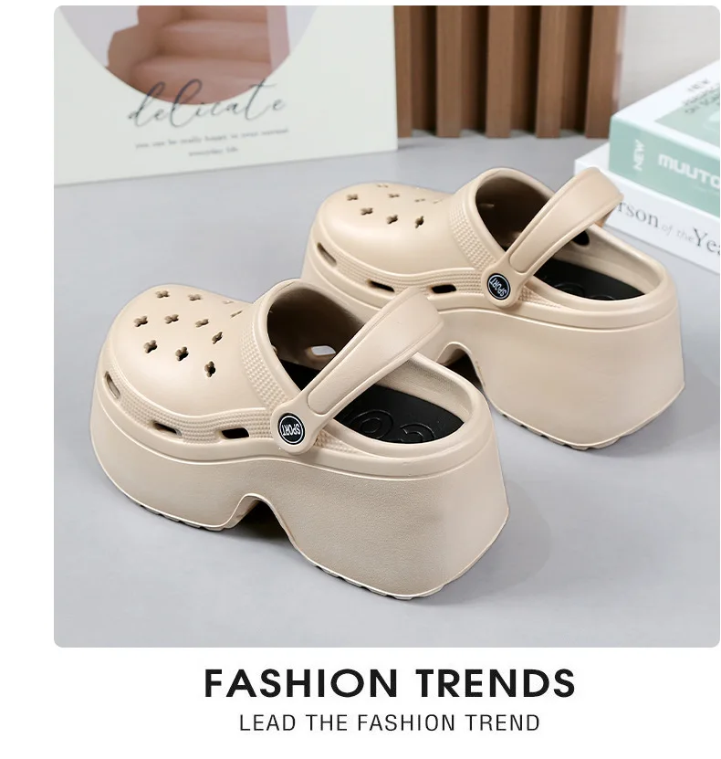 Thick High-Heel Summer Slippers — Image 9