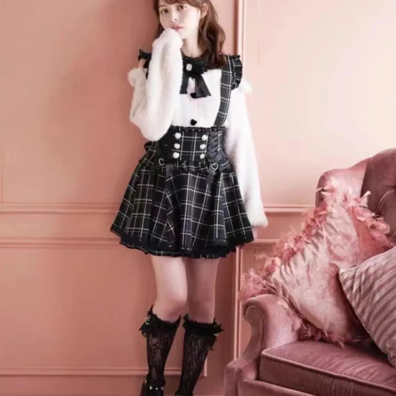 Gothic Plaid Short Skirt — Image 11