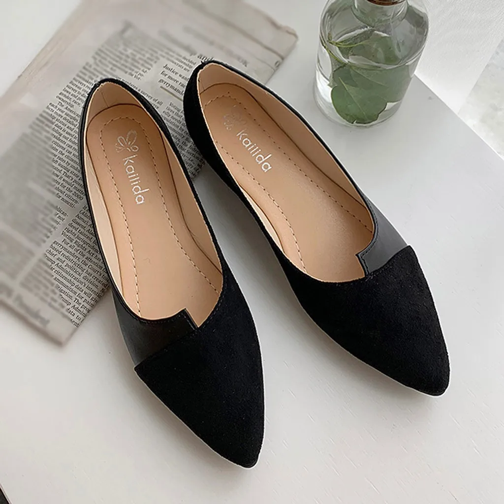 Solid Pointed-Toe Shoes — Image 9