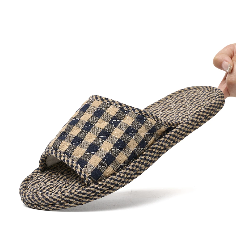 Lightweight Floral Cotton Slippers — Image 8