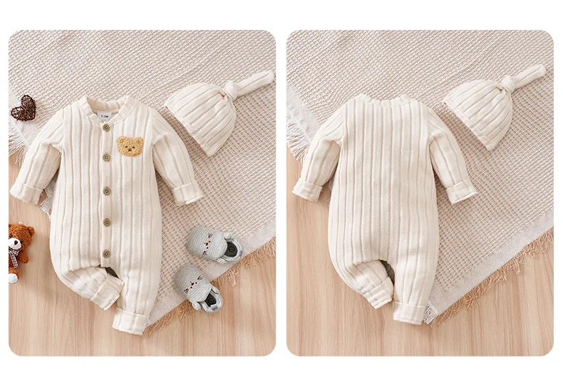 Baby Winter Romper with Buttons — Image 8