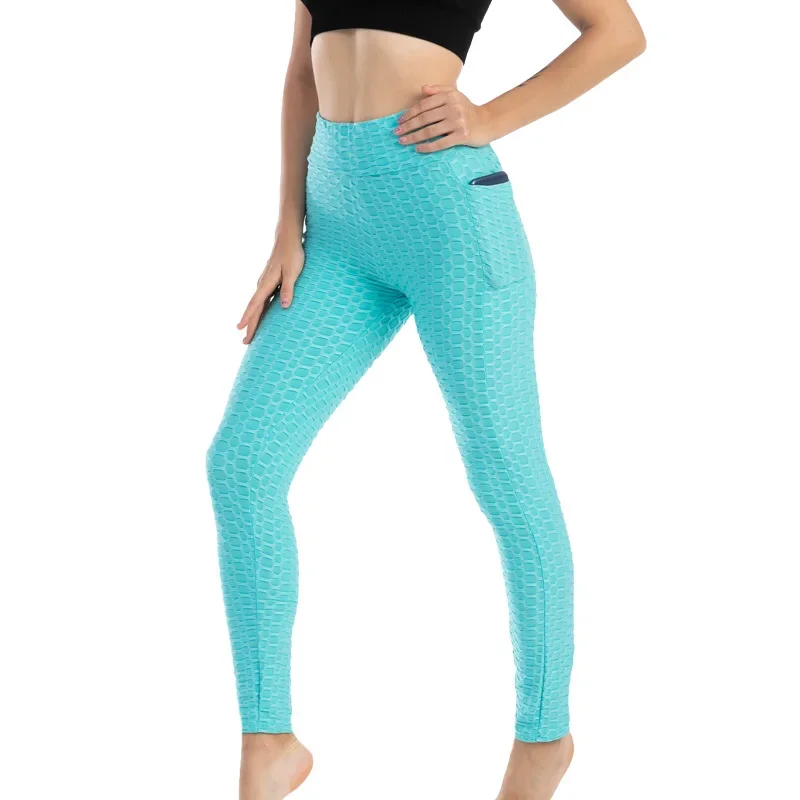 Stretchy Gym Leggings with Pocket — Image 37