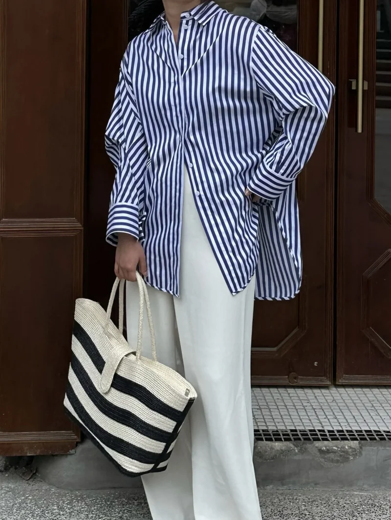 Striped Spring Formal Shirt — Image 14